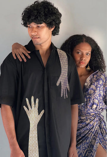 Brocade Shirt (Upcycled)